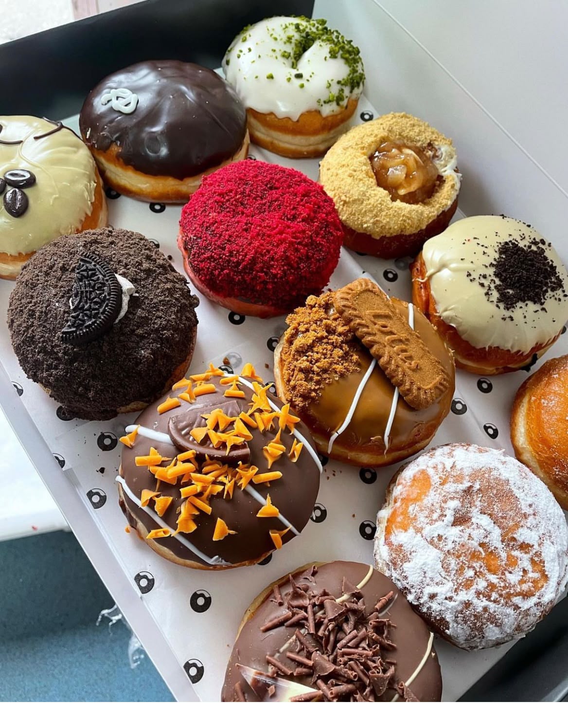 Box of twelve gourmet filled donuts